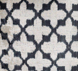 Canvello Throw Back Blavk & White Cushion For Sofa | 16 x 16 in (40 x 40 cm)