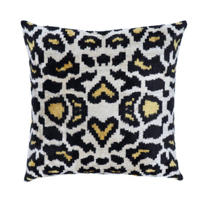Canvello Tiger Print Black Pillows For Couch - 16x16 inch