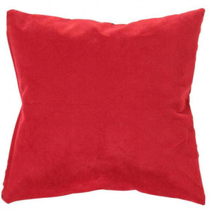 Canvello Tigre Pillow Red & Black Velvet- 16'' X 24''