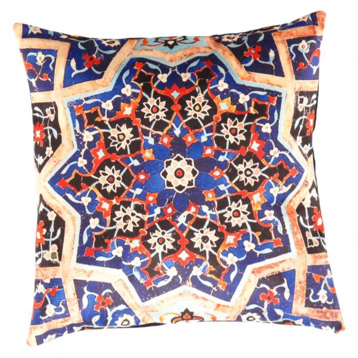 Canvello Tile Design Velvet Pillow - 16" X 16"