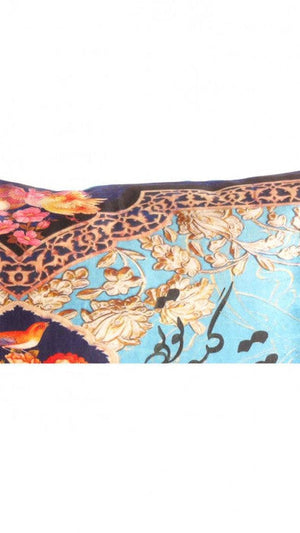 Canvello Traditional Design Calligraphy Velvet Pillow - 16'' X 24''