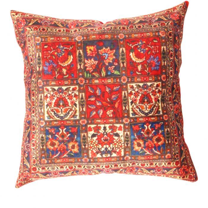 Canvello Traditional Design Velvet Pillow - 16' X 16'