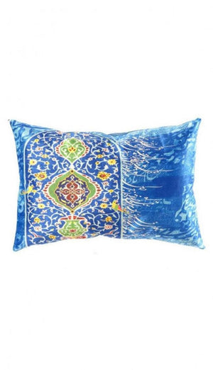 Canvello Traditional Design Velvet Pillow - 16'' X 24''