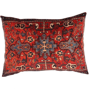 Canvello Traditional KAZAK Design Velvet Pillow - 20" X 26"
