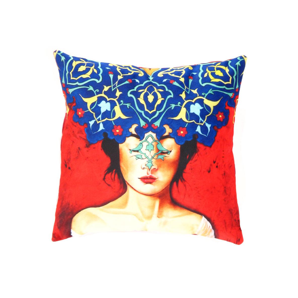 Canvello Traditional Velvet Pillow - 16' X 16'