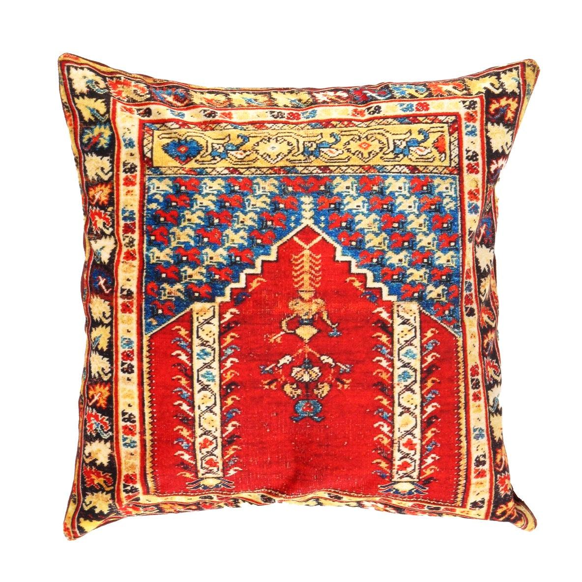 Canvello Traditional Velvet Pillow - 16' X 16'