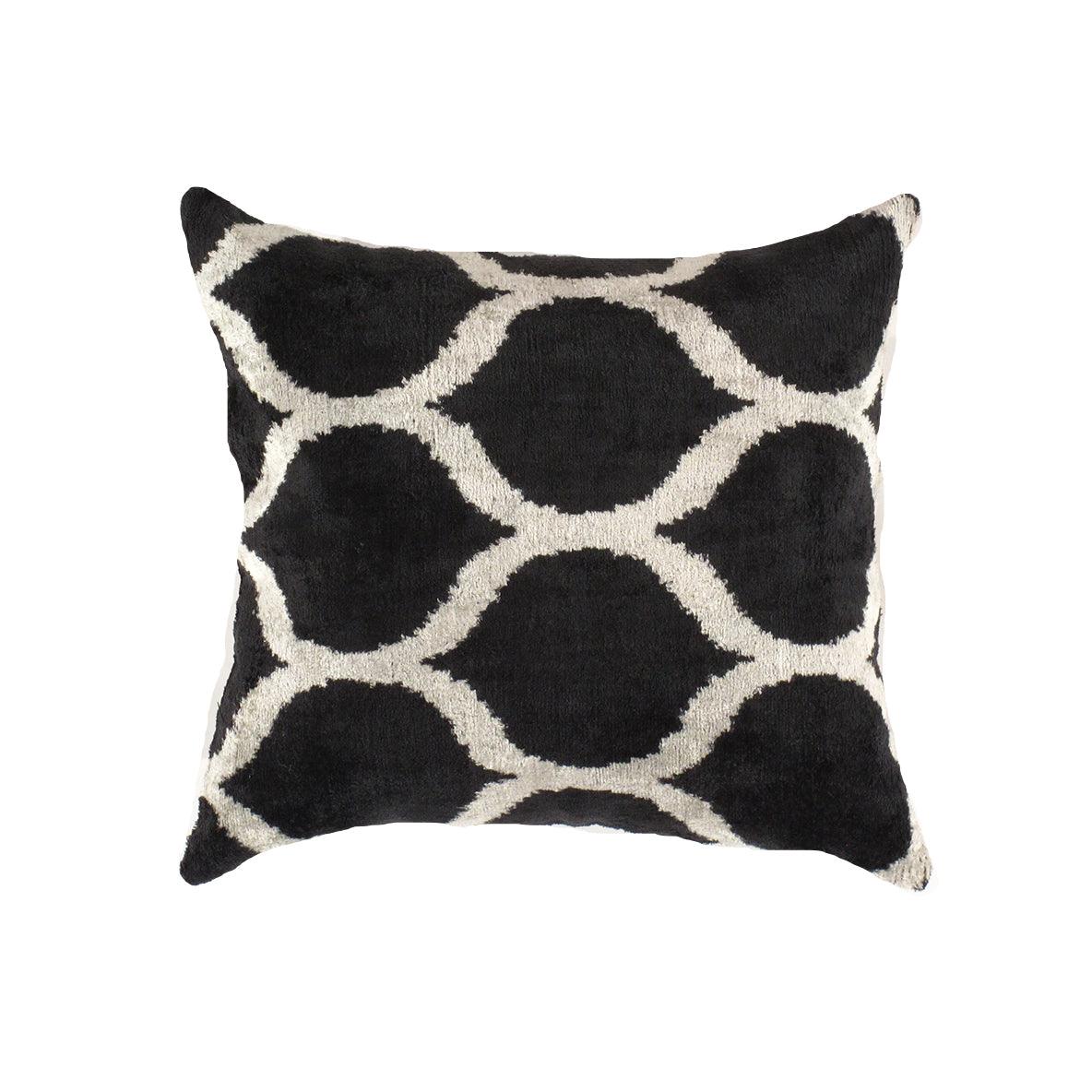 Canvello Turkish Handmade Decorative Velvet Silk Pillow - 20" X 20"