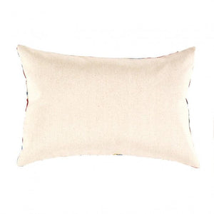 Canvello Turkish Multi colors Velvet Ikat pillow - 16'' X 24''