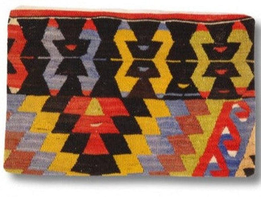 Canvello Turkish Vintage Hand Knotted Pillow - 16" x 24"