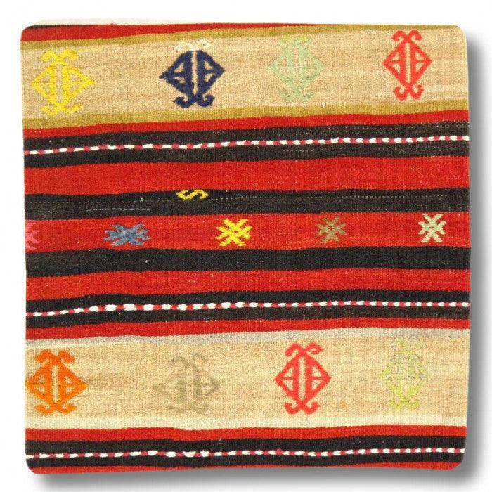 Canvello Turkish Vintage Hand Knotted Pillow - 20"x20"