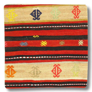 Canvello Turkish Vintage Hand Knotted Pillow - 20"x20"
