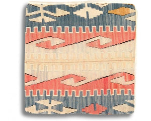 Canvello Vintage Hand Knotted Turkish Kilim Pillow - 20"x 20"