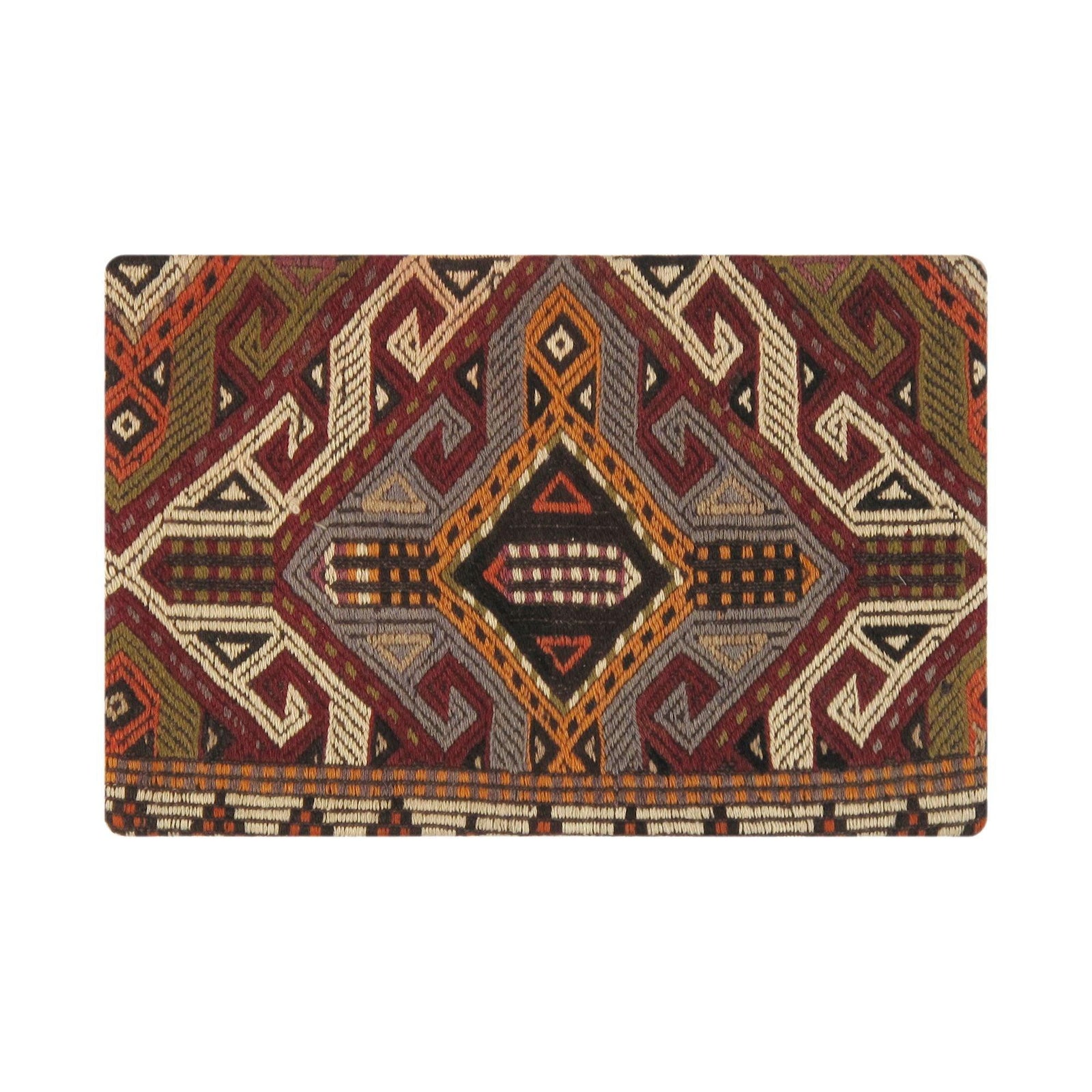 Canvello Vintage Turkish Accent Pillow Cover Multicolor - 15" x 24"