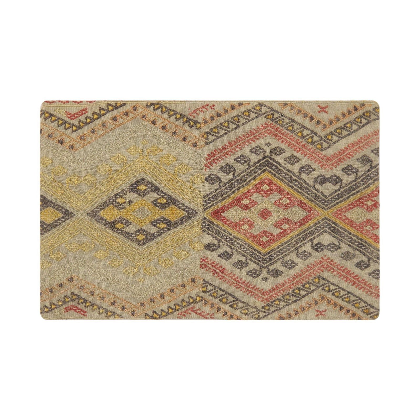 Canvello Vintage Turkish Accent Pillow Cover Multicolor - 15" x 24"