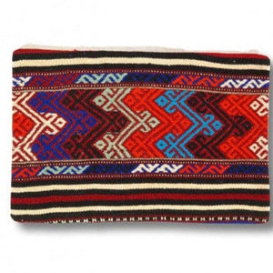 Canvello Vintage Turkish Hand Knotted Kilim Pillow - 16" x 24"