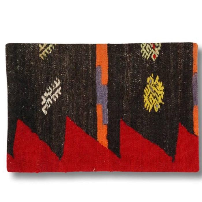 Canvello Vintage Turkish Hand Knotted Kilim Pillow - 16" x 24"