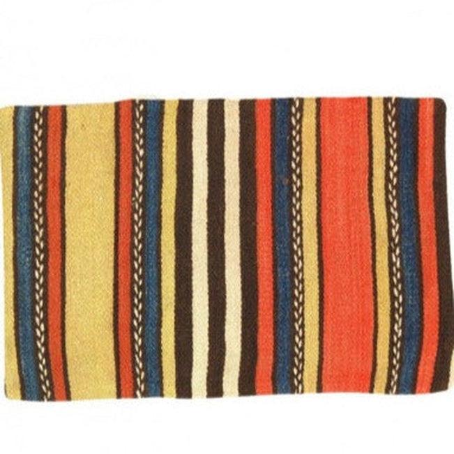 Canvello Vintage Turkish Hand Knotted Kilim Pillow - 16" x 24"