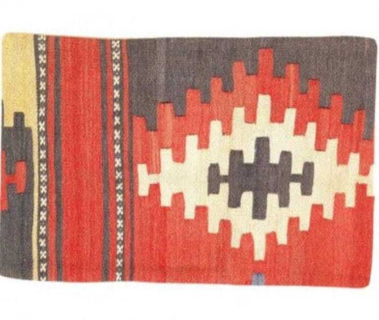 Canvello Vintage Turkish Hand Knotted Kilim Pillow - 16" x 24"