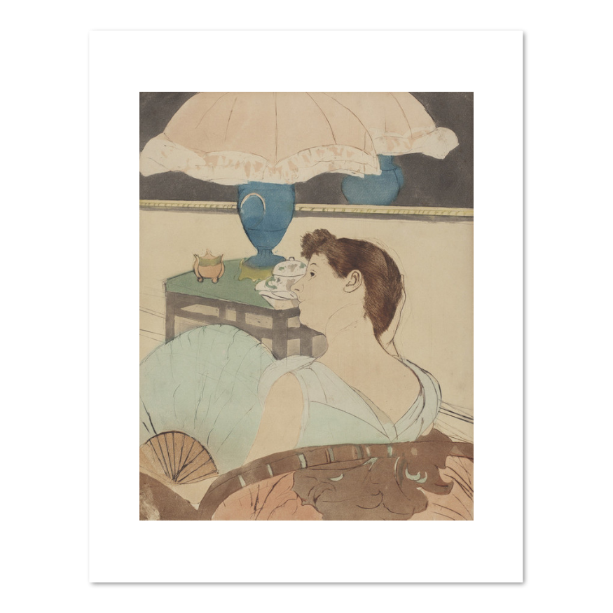 The Lamp by Mary Cassatt
