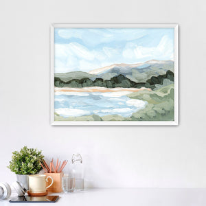 "Catamount Reservoir II" Art Print