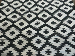 4' X 6' Hand Woven Wool Rug Contemporary Kilim Dhurrie Modern Oriental Area Rug