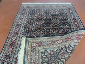 4' X 6' Vintage Handmade Indian Amristar Wool Rug Carpet Nice