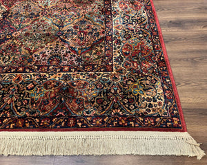 Karastan Rug 8.8 x 10.6, Multicolor Panel Kirman Rug #717, Wool