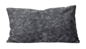 Charcoal Square and Lumbar Luxury Velvet Pillow | TRDPL03
