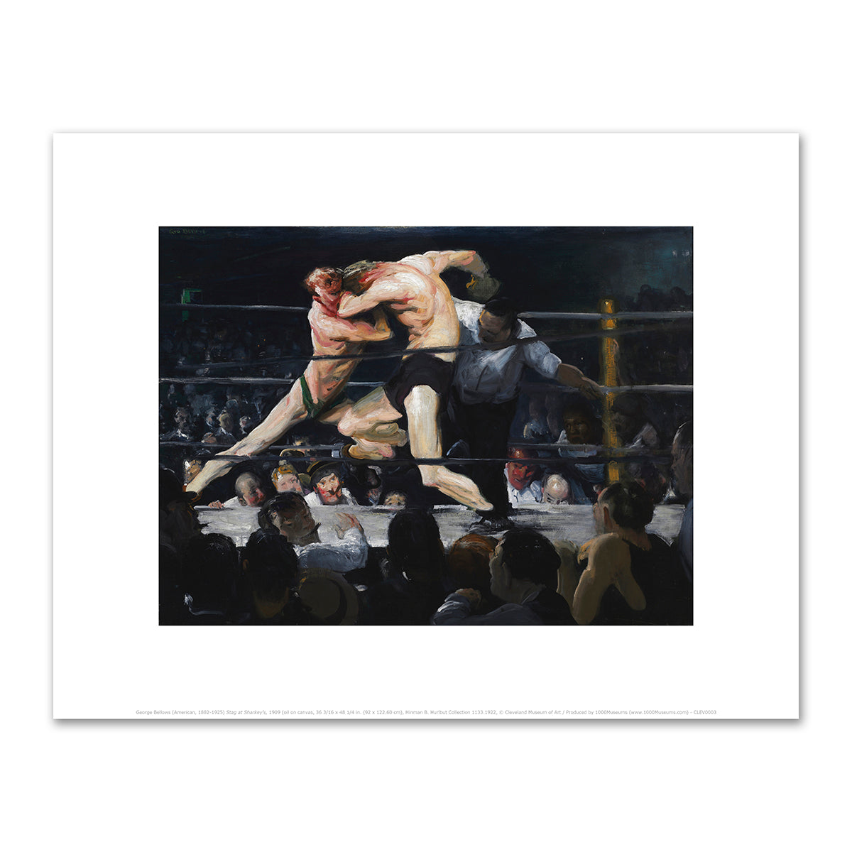 Stag at Sharkey's by George Bellows