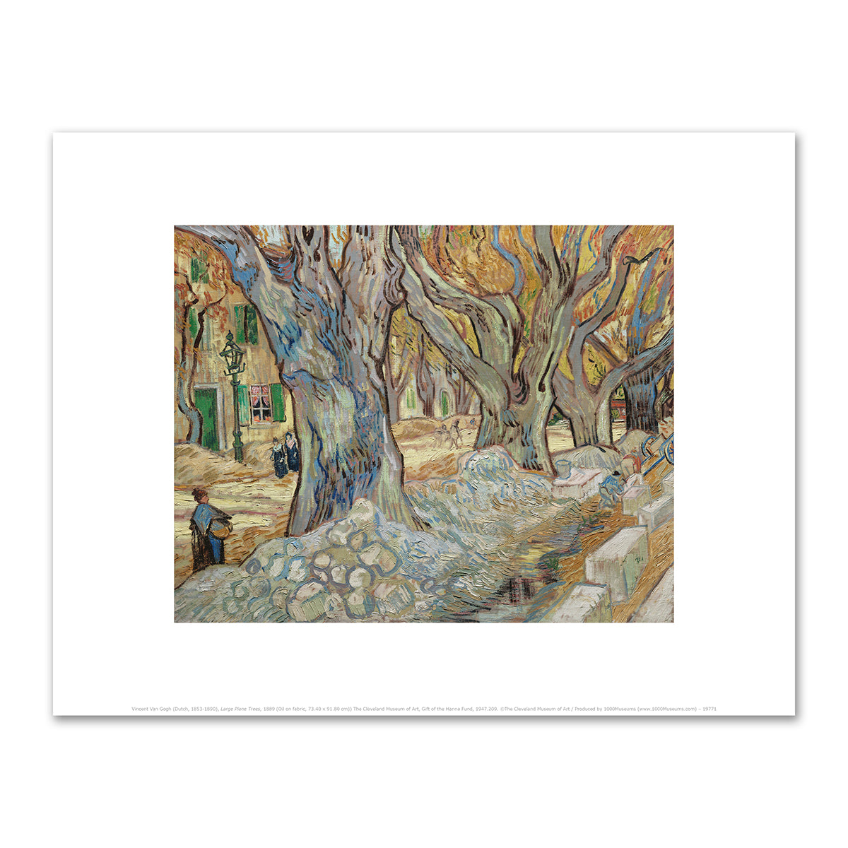 Large Plane Trees by Vincent van Gogh