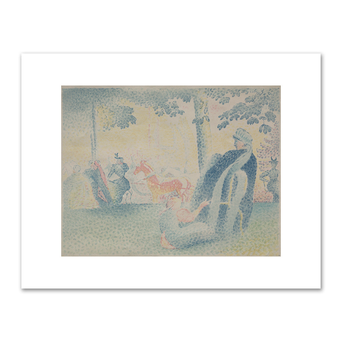 In den Champs-ElysÃ©es/On the Champs-Ã‰lysÃ©es by Henri-Edmond Cross