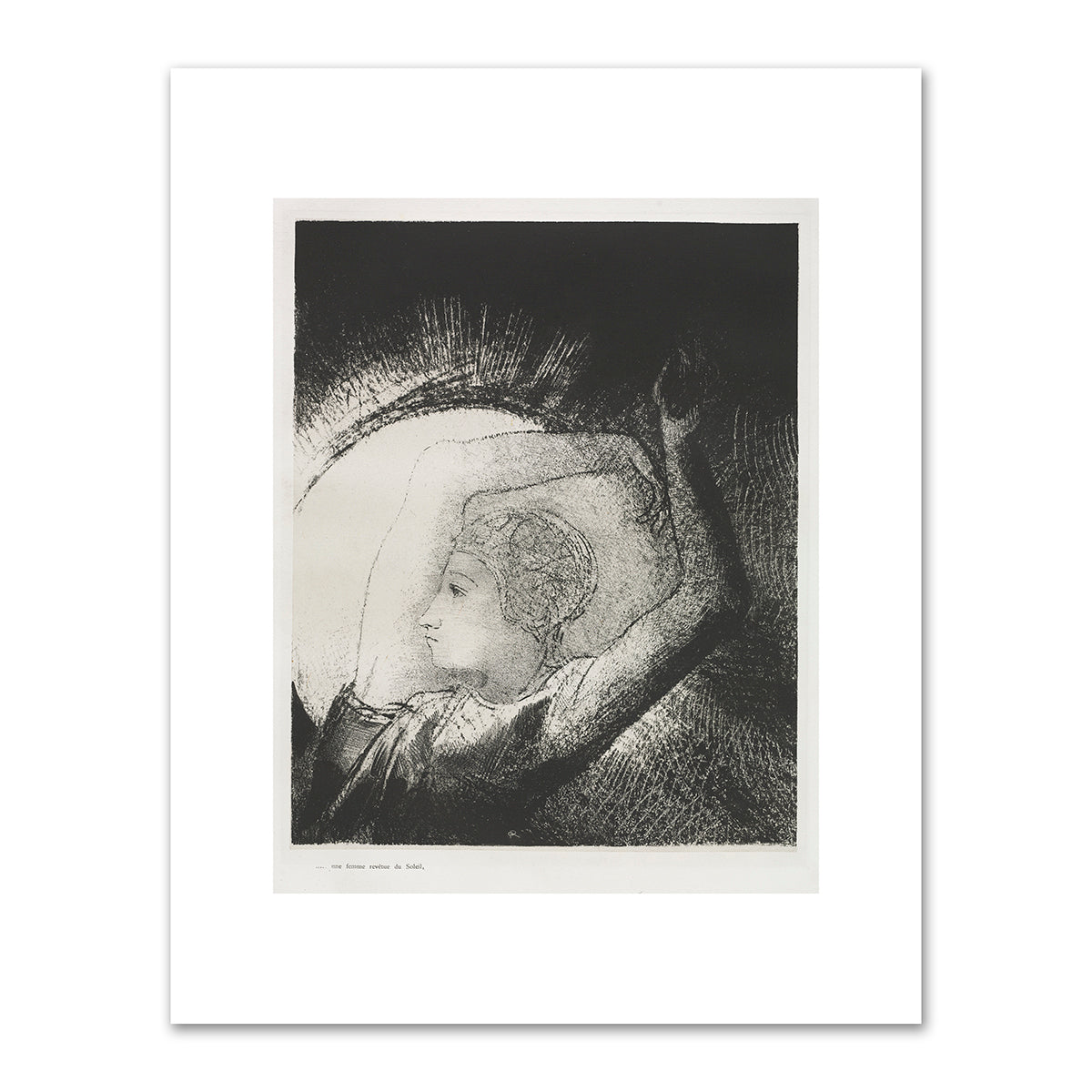 The Apocalypse of Saint John: A Woman Clothed with the Sun by Odilon Redon