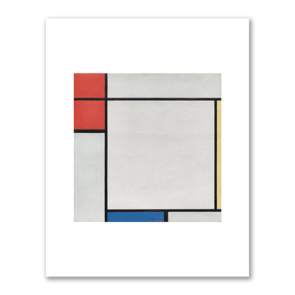 Composition with Red, Yellow, and Blue by Piet Mondrian