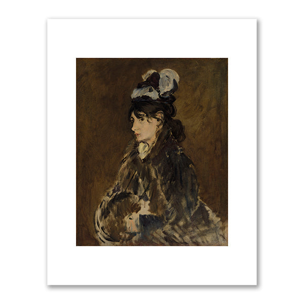 Berthe Morisot with a Muff by Édouard Manet
