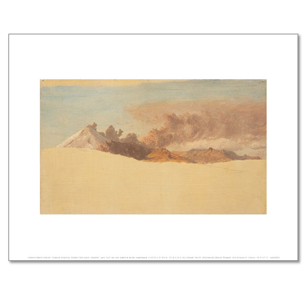 Cotopaxi Erupting, Viewed from Quito, Ecuador by Frederic Edwin Church