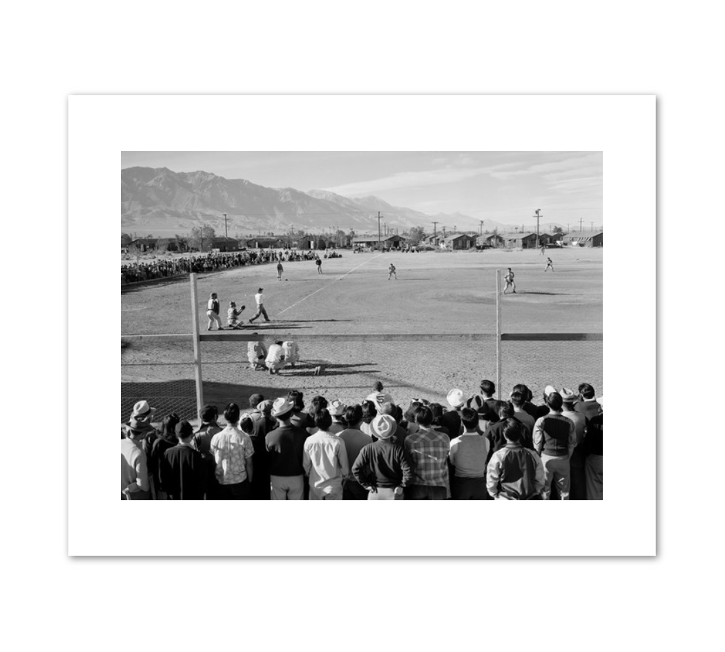 Manzanar Baseball by Ansel Adams
