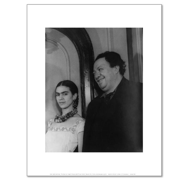 Portrait of Diego Rivera and Frida Kahlo by Carl Van Vechten