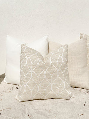 Cool Tropics Beige Indoor Outdoor Pillow