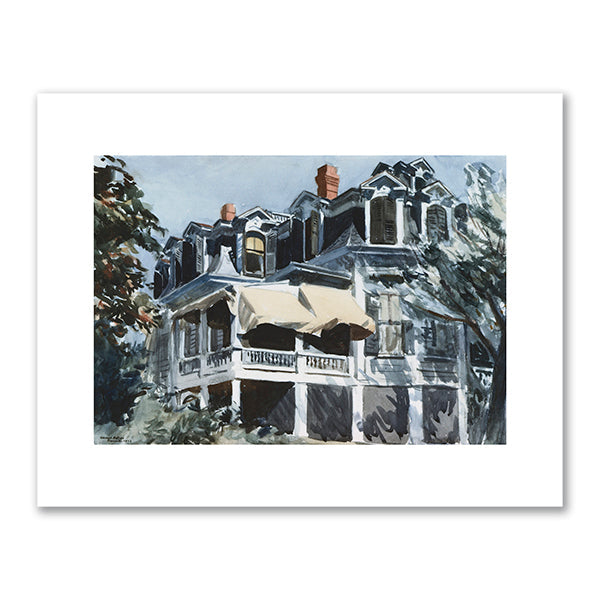 The Mansard Roof by Edward Hopper