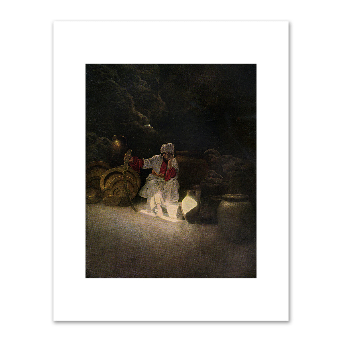 The Story of Ali Baba and the Forty Thieves by Maxfield Parrish