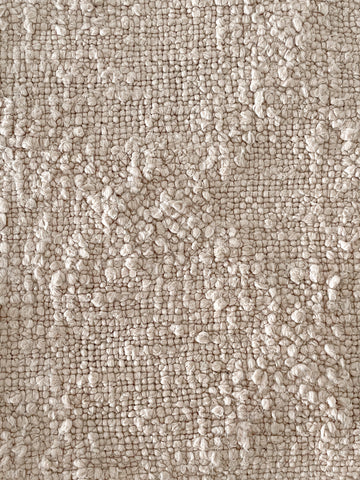 Cotton Beige Boucle Dutch Euro Pillow 28x36