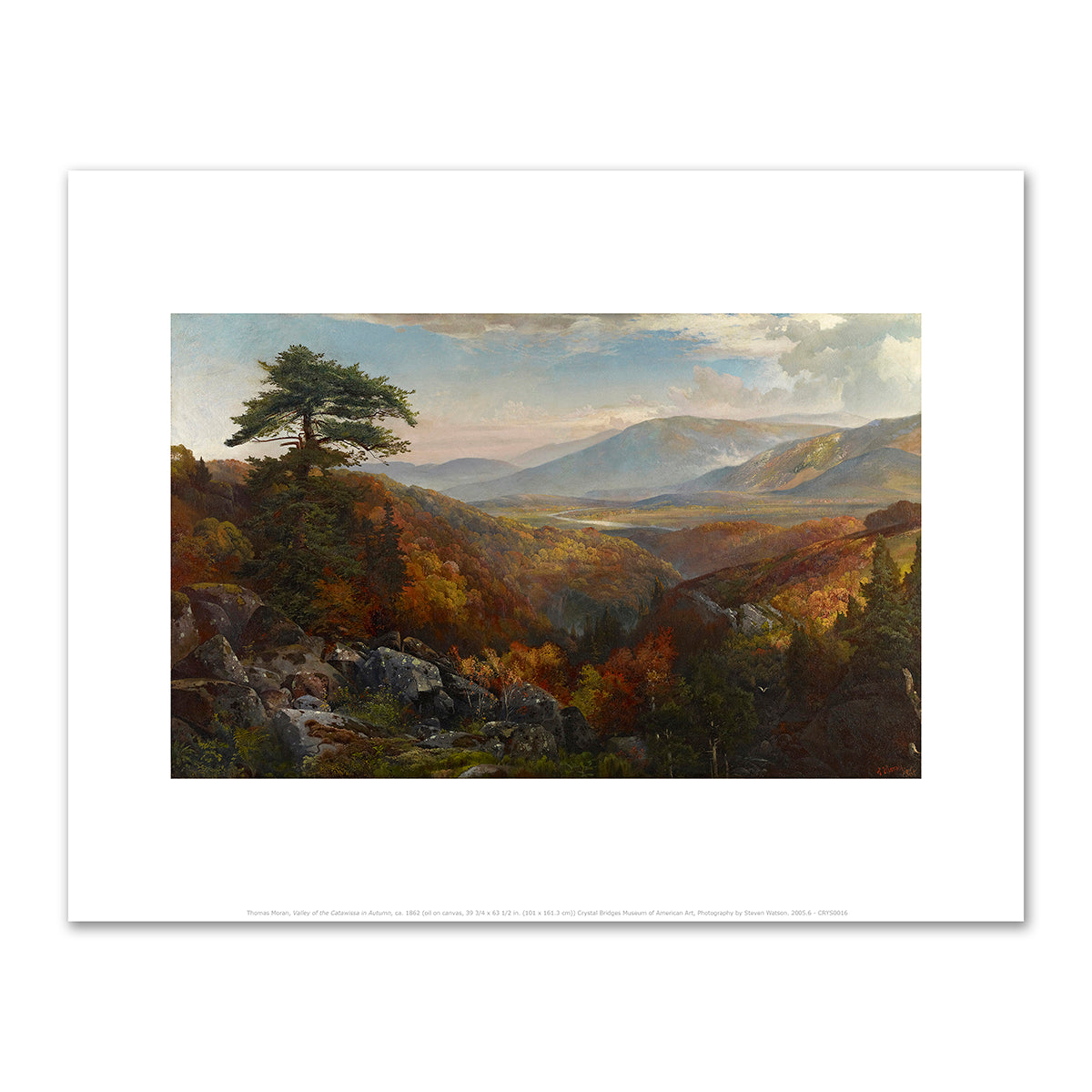 Valley of the Catawissa in Autumn by Thomas Moran