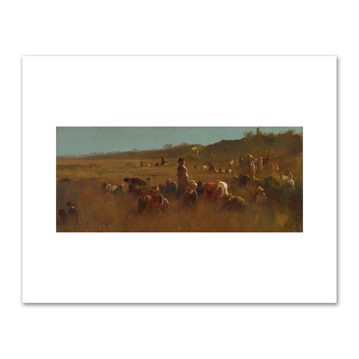 Cranberry Pickers, Nantucket by Eastman Johnson