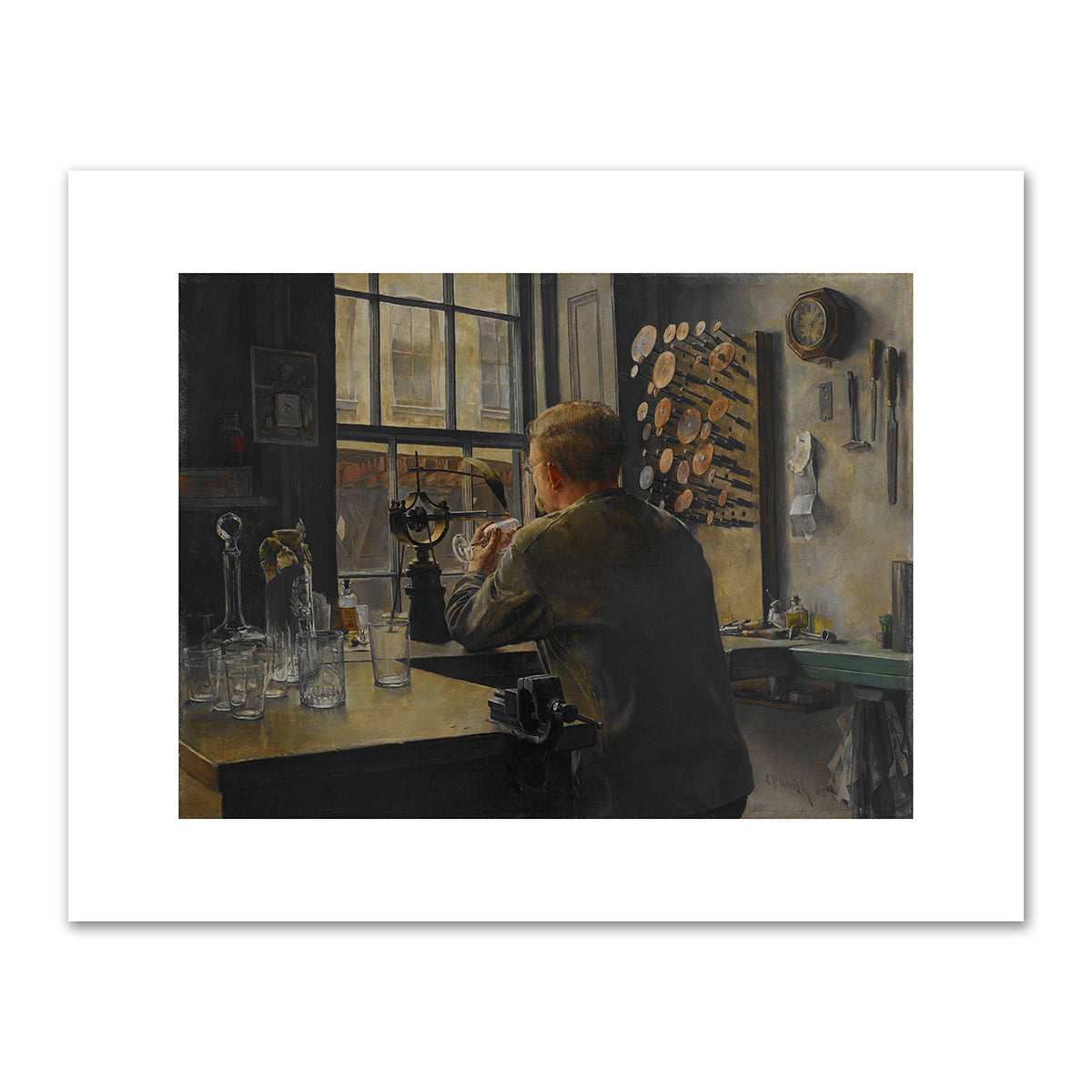 The Glass Engraver by Charles Frederick Ulrich