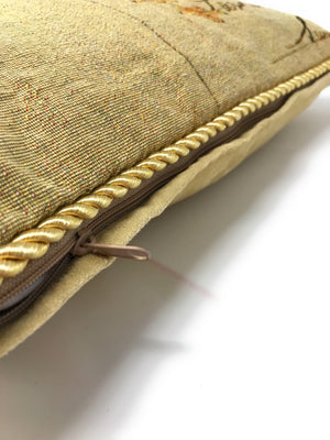 DaDa Bedding Glamorous Country Rooster Elegant Throw Pillow Cushion Cover - 18" - 1-Piece