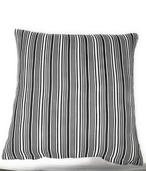 DaDa Bedding Aztec Black & White Diamonds Throw Pillow Covers - 18" x 18" 2-Pack (C14800-1-CC)