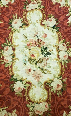 3' X 5' Antique Handmade French Aubusson Weave Savonnerie Needlepoint Rug Nice