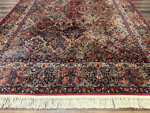 8.8 x 12 Karastan Multicolor Kirman Rug #717 - Vintage Wool Carpet