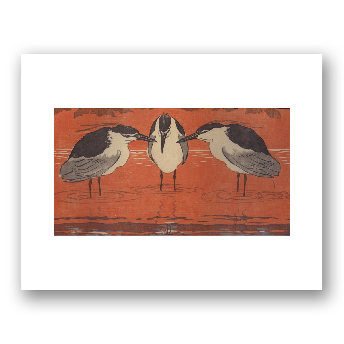 Night Herons by Otto Eckmann