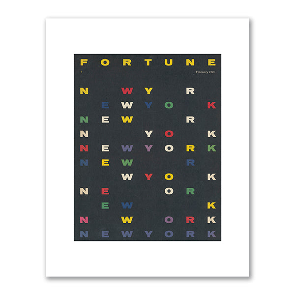 Fortune Magazine Cover February 1960 by Leo Lionni
